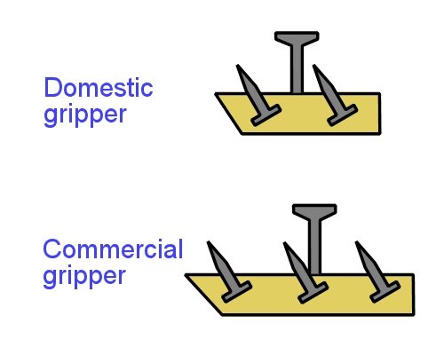 Nail-Less Medium Pin Carpet Gripper - China Plywood Carpet Gripper, Premium Carpet  Gripper for Export